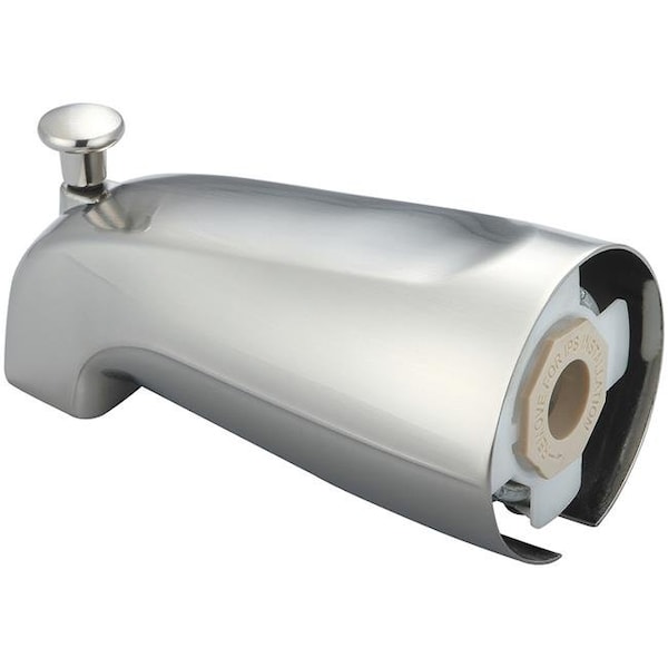 Olympia Olympia OP-640018-BN Combo Diverter Tub Spout - Brushed Nickel OP-640018-BN - main